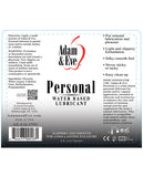 Adam & Eve Personal Water Based Lube - 4oz