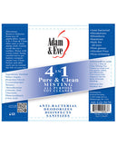 Adam & Eve 4 In 1 Pure & Clean Misting Cleaner - 4oz