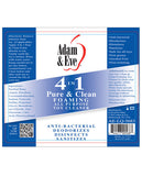 Adam & Eve 4 In 1 Pure & Clean Misting Cleaner - 8oz