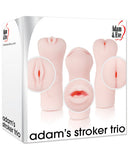 Adam & Eve Adam's Stroker Trio - Flesh