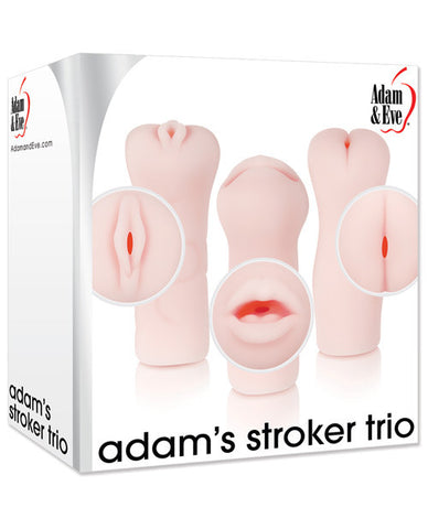 Adam & Eve Adam's Stroker Trio - Flesh