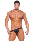 Zeus Wet Look Brief Black O-s