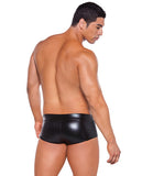 Zeus Wet Look Shorts Black O-s