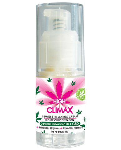 High Climax Female Stimulant W-hemp Seed Oil + Cbd - .5 Oz