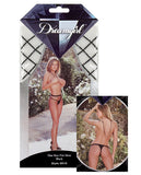 Fence Net Pantyhose (thong Not Included) Black O-s