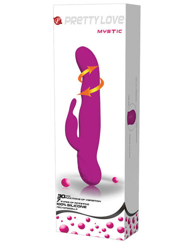 Pretty Love Mystic Rechargeable Rabbit - 30 Function Purple