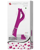 Pretty Love Basil Dual Vibrator - Purple