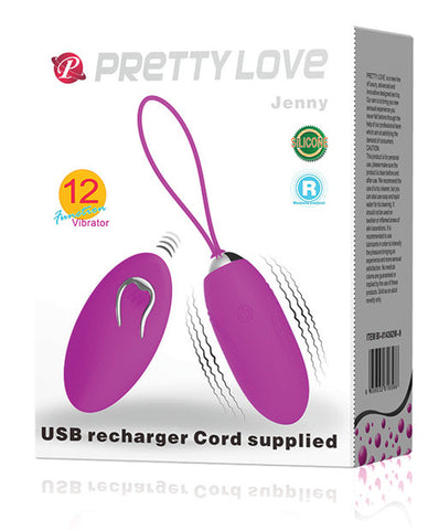 Pretty Love Jenny Remote Control Bullet - Purple