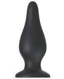 Pretty Love 6.1" Sturdy Silicone Anal Plug - Black