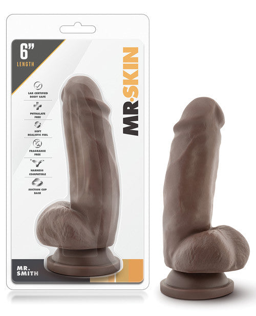 Blush Mr. Skin 6" Dildo W-suction Cup - Mr. Smith