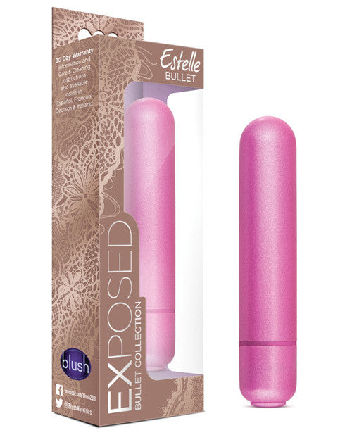 Blush Exposed Estelle Bullet - 10 Function Raspberry