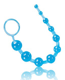 Blush Basic Anal Beads - Blue