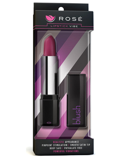 Blush Rose Lipstick Vibe - Black