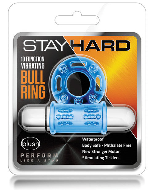 Blush Stay Hard Mega Vibrating Bull Ring