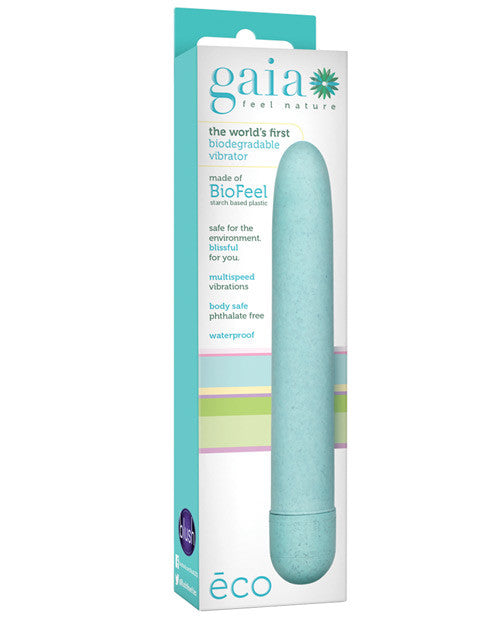 Blush Gaia Biodegradable Vibrator Eco - Aqua