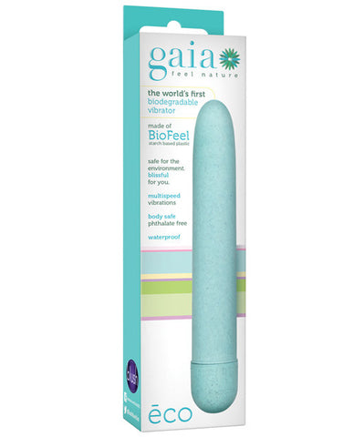 Blush Gaia Biodegradable Vibrator Eco - Aqua