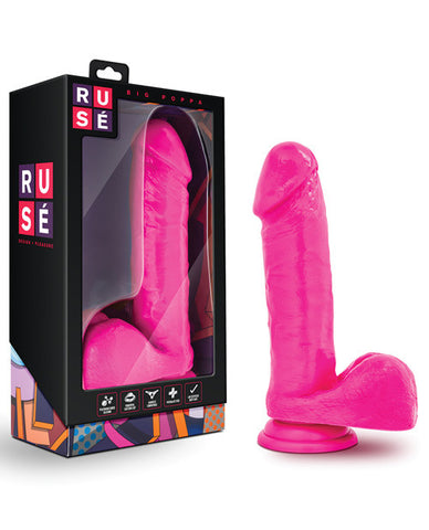 Blush 7.75" Ruse Big Poppa - Hot Pink