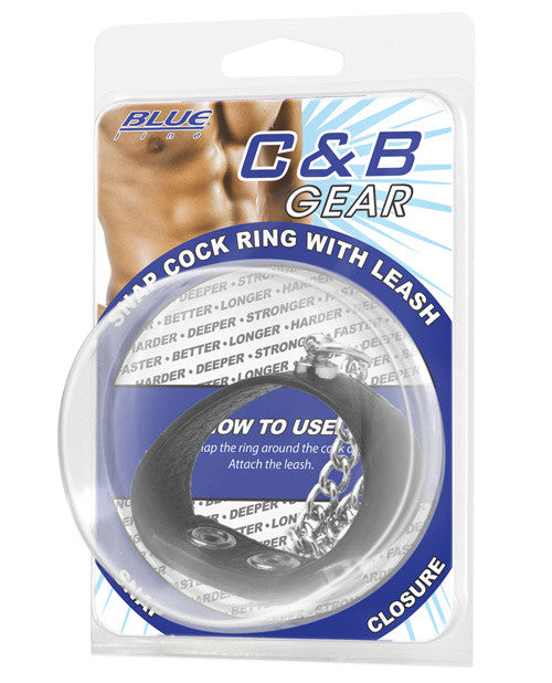 C&b Snap Cock Ring W-12" Leash