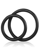 C&b Silicone Cock Ring Set - Black