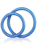 C&b Silicone Cock Ring Set - Blue