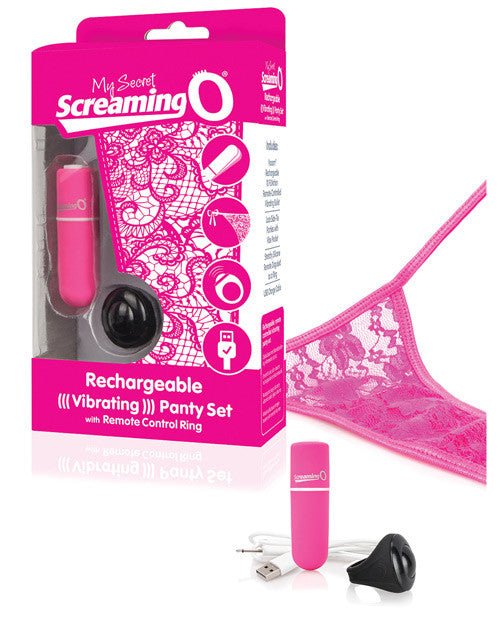 Screaming O My Secret  Charged Remote Control Panty - Pink