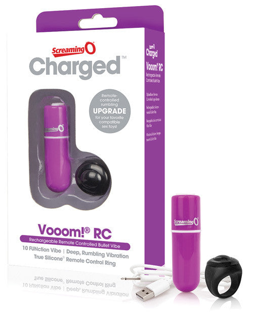 Screaming O Charged Vooom Remote Control Bullet - Purple