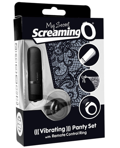 Screaming O My Secret Remote Control Panty Vibe - Black