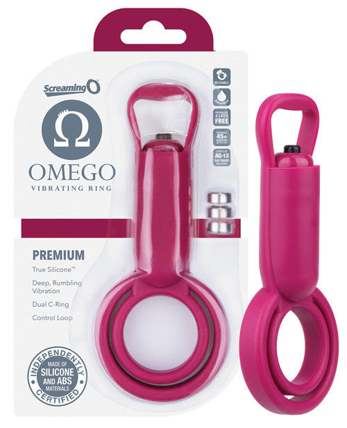 Screaming O Omego Vibrating Ring - Merlot