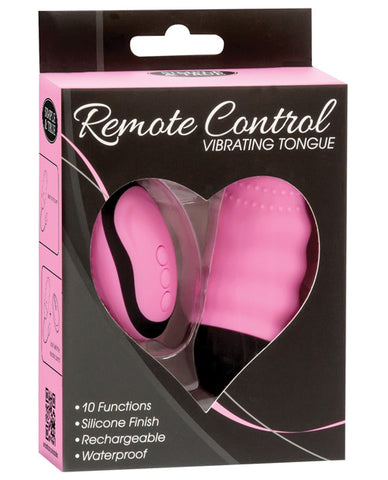 Simple & True Remote Control Vibrating Tongue - Pink