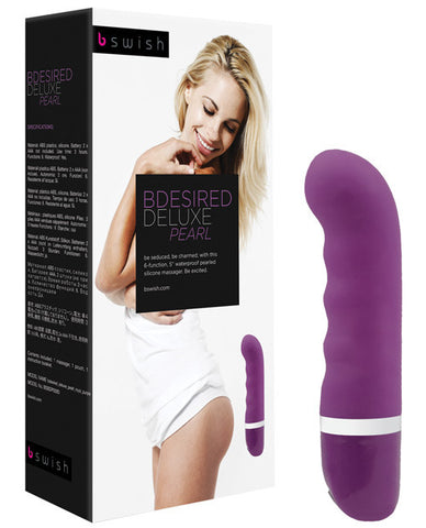 Bdesired Deluxe Pearl G Spot Vibrator - Purple