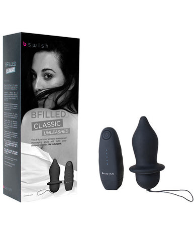 Bfilled Wireless Butt Plug - Black