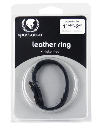 Leather Cock Ring Nickel Free