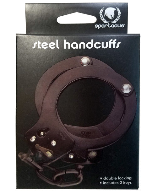 Dual Locking Handcuffs - Black