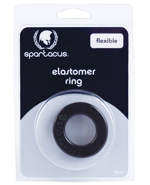 Elastomer Cock Ring - Metro Black