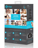 B Vibe Remotetriplet Anal Beads - Black