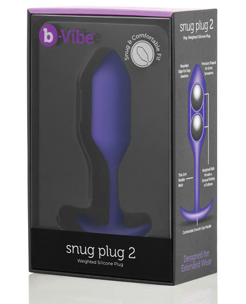 B-vibe Snug Plug 2 - .114g Purple