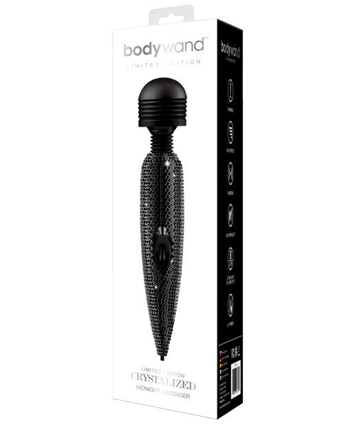 Body Wand Limited Edition Crystalied Travel - Black