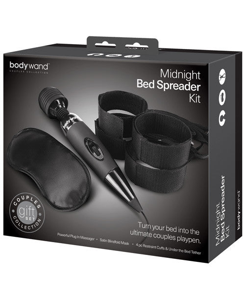 Body Wand Midnight Massage Bedroom Play Kit - 3 Pc Black