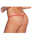 Low Rise Lycra G-string Red O-s