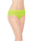 Stretch Knit Panty W-center Back Slashes Yellow O-s