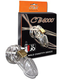 Cb-6000 3 1-4" Cock Cage And Lock Set - Clear