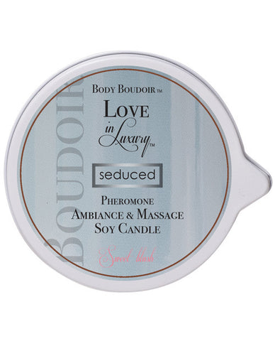 Love In Luxury Soy Massage Candle - 6 O Sweet Blush