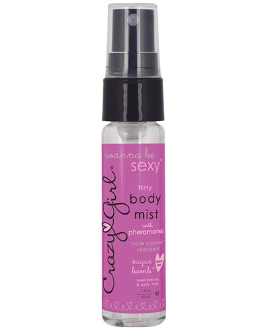 Crazy Girl Sexy & Flirty Body Mist W-pheromones - 1 Oz Sugar Bomb