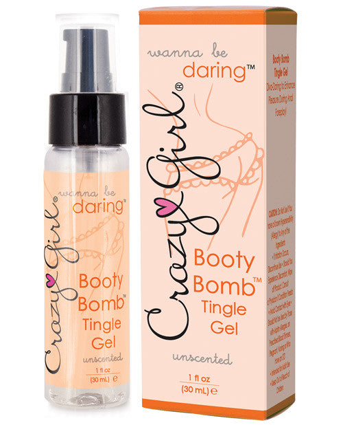 Crazy Girl Wanna Be Daring Booty Bomb Tingle Gel - 1 Oz Unscented