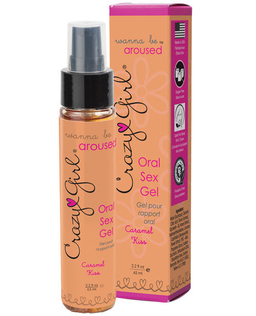 Crazy Girl Wanna Be Aroused Oral Sex Gel - 2.2 O Carmel Kiss