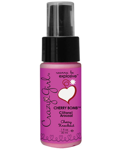 Crazy Girl Clitoral Arousal Gel - 1 Oz Pump Bottle Cherry Knockout