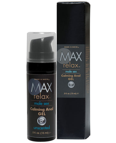 Max Relax Calming Anal Gel - .5 O Airless Pump