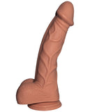 Curve Novelties Mister Right 7" Dong W-balls - Caramel