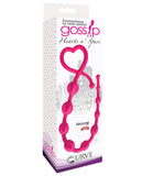 Gossip Hearts & Spurs Anal Beads - Magenta