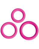 Curve Novelties Gossip Love Ring Trio - Magenta